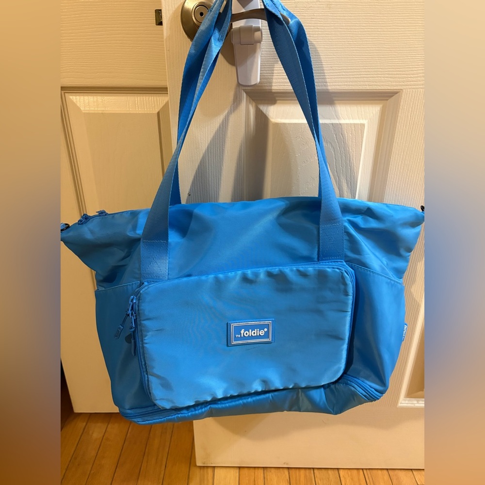 The Foldie Bag in Azure Blue NWOT - Picture 2 of 5